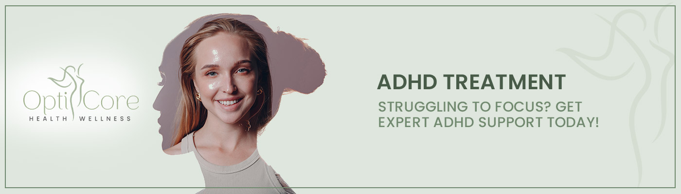 At OptiCore Health and Wellness, Nimrode N Aridou, PMHNP-BC, MSN, BSN, RN, provides personalized ADHD care. She focuses on thoughtful evaluation, symptom understanding, and supportive care tailored to each patient’s needs, lifestyle, and overall well-being. For more information, contact us or request an appointment online. We are conveniently located at 6640 Wilkinson Blvd, Suite 450, Belmont, NC 28012.